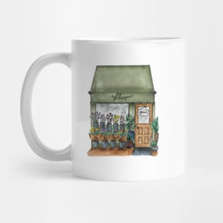 Flower Shop-  Store front Mug